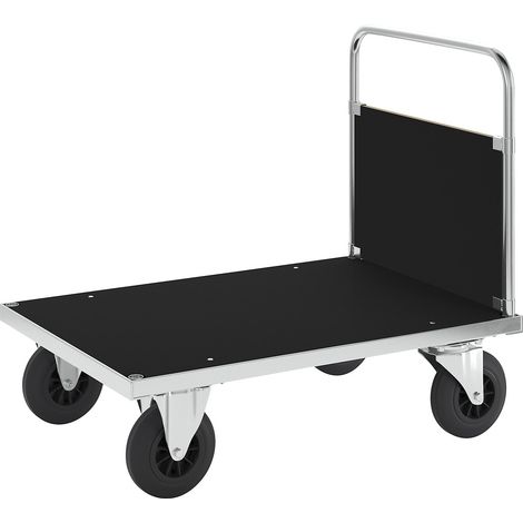 Kongamek, Chariot plate-forme galvanisé, 1 dossier, L x l 1000 (1/5)