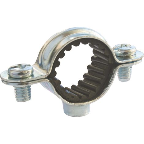 Collier de fixation simple isophonique - Pour tube Ø22 mm - Sachet 10 pièces