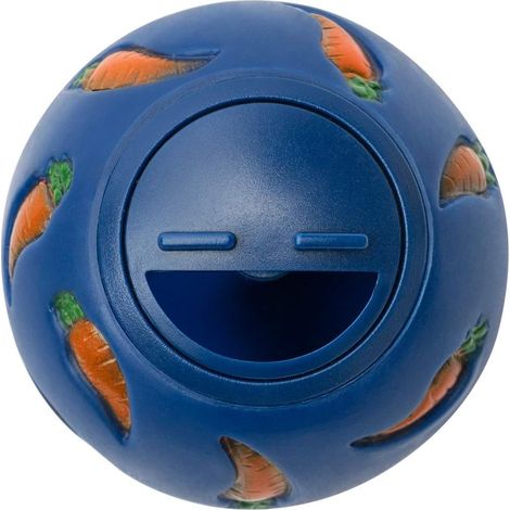 Balle à friandises, balle à goûter pour cochons d'Inde, lapins, hérissons et autres petits animaux de compagnie (taille S, bleu) (1/5)