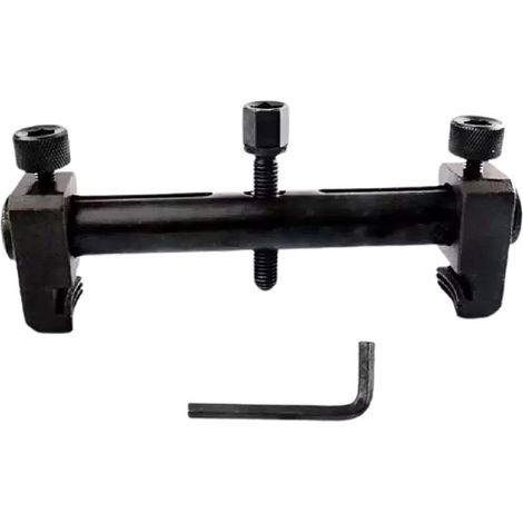 Extractor de polea de transmisión acanalada, herramienta de reparación de cigüeñal de brazos ajustables para coche (1/4)