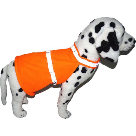 Gilet Réfléchissant Pour Chien - Nylon Respirant Été - Sécurité Nuit Et Jour - Lot De 2 (1/5)