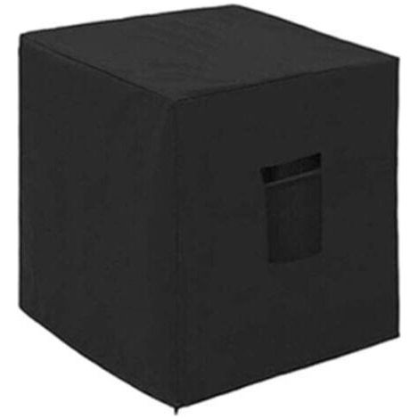 Housse de protection 210D pour climatiseur vertical extérieur carré (91x91x99 cm), imperméable en polyester (1/4)