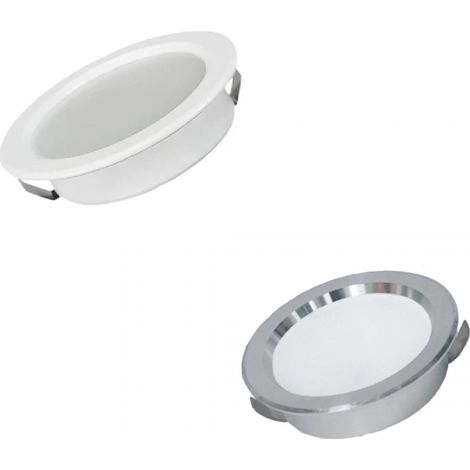 FARETTO LED ROTONDO ULTRA SLIM BIANCO 3W DA INCASSO 240LM BIANCO CALDO NATURALE FREDDO - Colore Luce:Bianco Naturale