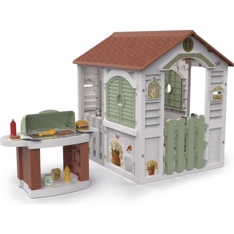 Maisonnette Barbecue pour Enfants Maison Extérieur Enfant Cabane de Jardin Extérieur avec Cuisine, Jeu d'Imitation Dès 2 Ans (1/5)