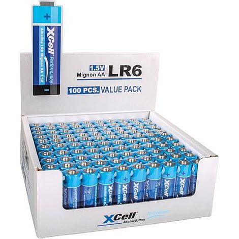XCell Pile LR6 (AA) alcaline(s) 1.5 V 100 pc(s) Y606513 (1/3)