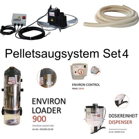 Environ Pelletsaugsystem Set 4 - Pellet entnahme von oben durch