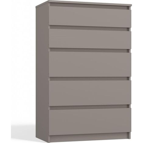 Cassettiera: 5 cassetti, Argilla, 40 x 101 x 70cm (1/5)