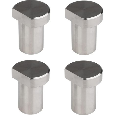 4 pièces Serrage de Table à Bois, Arrêts en Acier Inoxydable pour Table de Travail du Bois, Établis de Menuiserie pour Trou de Chiens, pour Fixer les Pièces