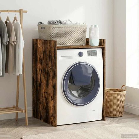 vidaXL Armoire pour machine à laver Chêne fumé 67,5 x 62 x 97 cm