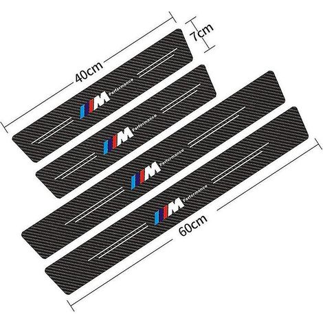 Film protecteur de seuil de porte pour BMW M, M2, M4, M5, M6, M8, X1, X2, X3, X5, X6, M135i, M240i, Z4 et 328i (1/5)