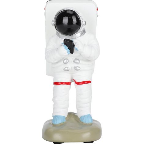 Support pour téléphone portable, tablette ou PC, décoration de bureau en résine, motif astronaute (support) (1/5)