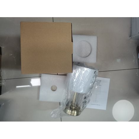 Neoglint Lampada da Comodino Tattile – Dimmerabile con Porte USB A e C, Paralume in Tessuto, Design Moderno Elegante – Ideale per Camera, Ufficio (1/2)