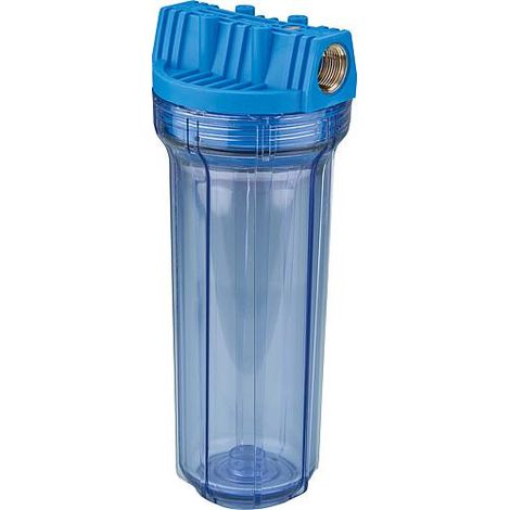 Pot de filtre FP2 DN20 (3/4) transparent, longueur 9 3/4