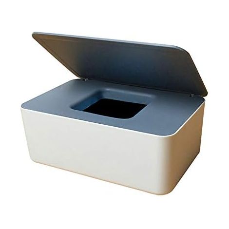 Boîte de rangement de lingettes humides, support de distributeur de lingettes humides avec couvercle