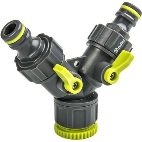 Y-Stück 3/4"- 1/2" mit 2 Ventilen LIME LINE LE-02221K BRADAS 3430 (1/4)