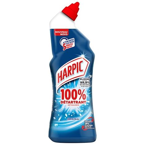 Gel WC Harpic 100 % détartrant - Flacon de 750 ml
