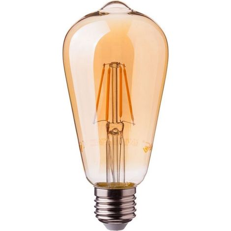 V-TAC VT-1964 4361 Lampadina LED E27 4W ST64 Filamento Ambrato 2200K (1/3)