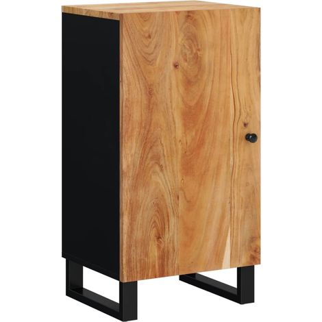 Buffet Meuble de rangement avec porte 40x31x75 cm bois massif d'acacia (1/5)