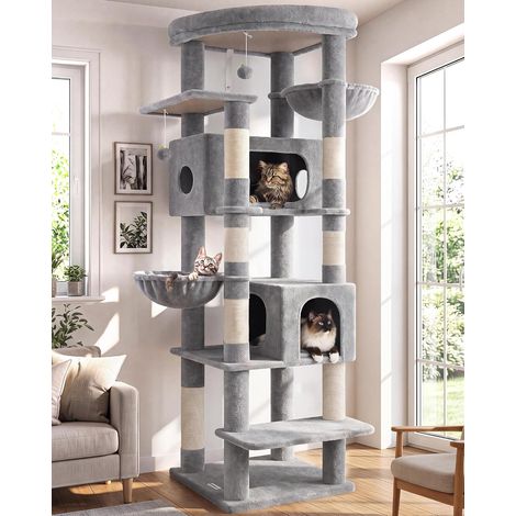 S74 Solide Arbre a Chat 188cm Très Grand Détente pour Grand Chats (1/5)