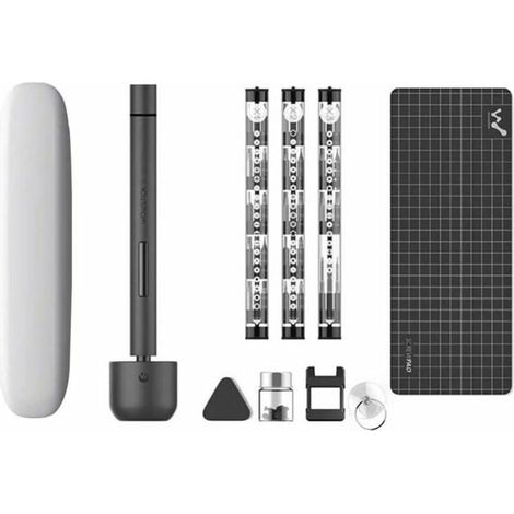 1F Pro verbesserter tragbarer 64-in-1-Elektroschraubendreher mit wiederaufladbarem kabellosem Schraubendreher-Set, kompatibel mit Mobiltelefonen. (1/3)