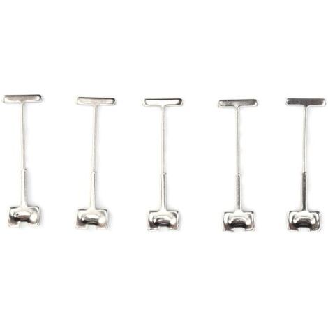 100Pcs T‑Pins Remplacement de Tuile Aiguilles en Acier, Aiguilles de Rechange en Acier pour Tuile Planchers Murs Builing avec Haute Résistance à la Compression (1/5)