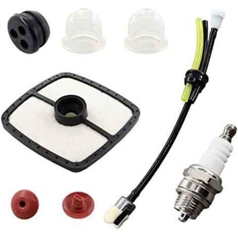 VURAHOME - Kit dœillets de Filtre à air Tuyau de Carburant pour Echo SRM210 SRM2306ES SRM2450 SRM-3155 SRM-3400 SRM-3605 13031054130 (1/5)