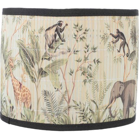 Abat-jour de style japonais imprimé délicat, accessoire de lampe chic (1/5)