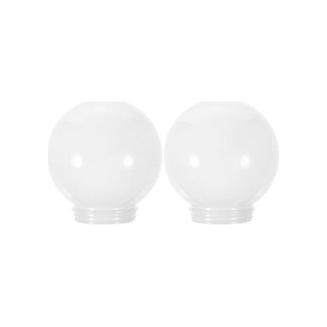 Lot de 2 abat-jour ronds en acrylique pour lampe, remplacement