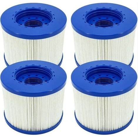 Filtre Spa Infinite a Visser, Cartouche Filtre à Vis pour Spa Gonflable Pas De Vis 60mm, Cartouche Filtre pour Spa, Compatible pour Cosy Spa, Clever Spa et de Plus 4 pièces (1/4)
