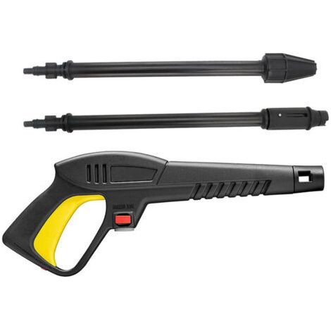 Pistolet à eau haute pression avec lance à jet variable et lance rotative, compatible avec les nettoyeurs haute pression Lavor Vax Sterwins Parkside (1/4)