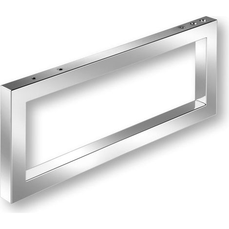 2er Pack - Waschtischkonsole WK480 480 x 200 mm Chrom poliert (1/3)