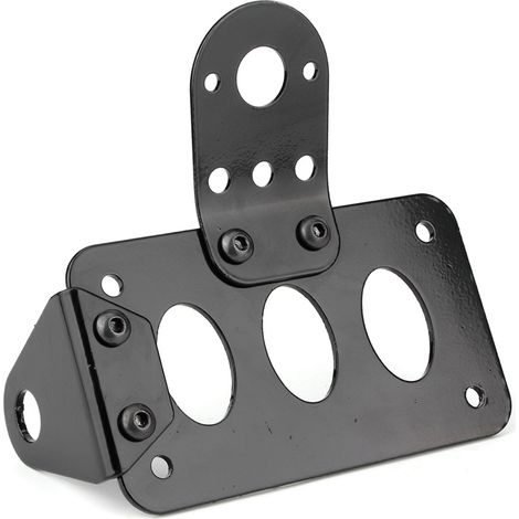 Pièces de modification pour support de plaque d'immatriculation de moto rétro (1/5)