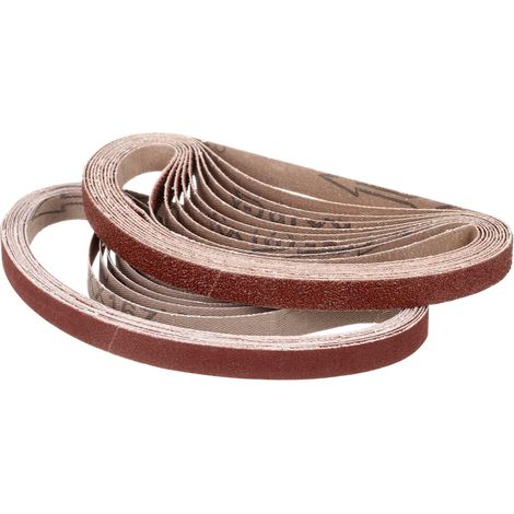 10mm x 330mm Bande Abrasive, 42 Pcs 40/60/80/120/180/240/400 Grain Ceintures Pour Affûteur De Couteaux Pour Travail D'affûtage Pour Ponceuse À Bande Outil De Sculpture Sur Métal (1/5)