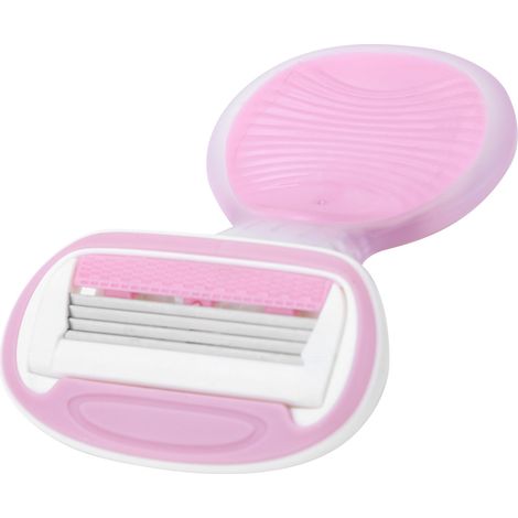 Elektrischer Damenrasierer – Tragbarer Epilierer für Gesicht und Körper – Rosa (1/5)
