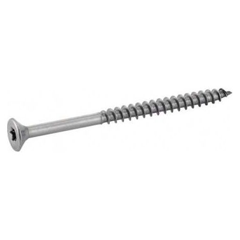 Sud Bois – Vis inox A2 5x70 mm pour terrasse bois – Tête Torx T25 – Lot de 1000 pièces – 8 embouts T25 offerts (1/2)