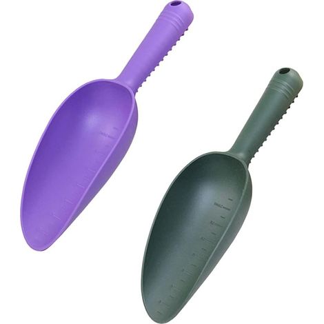 Pelle de jardin en plastique, truelle à main antidérapante pour terreau, transplantation, creusement, désherbage, semis, plantation, résistante, adaptée aux jouets de sable (1/4)