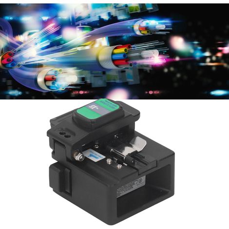 Cliveuse de fibres optiques, coupeuse de câbles à fusion de fibres optiques, coupeuse de câbles à fibres optiques 48 000 coupes, cliveuse noire AUA-X5. (1/5)