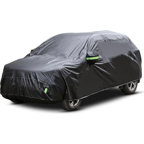 Couverture protectrice de voiture pliée anti UV complète imperméable avec la bande réfléchissante 4.8M SUV (1/5)