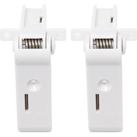 Juego de 2 bisagras para puerta de congelador - Compatible con refrigeradores Dometic - Compatible con refrigeradores Dometic - 2412125011 2412125003 DS2412125011 - Blanco