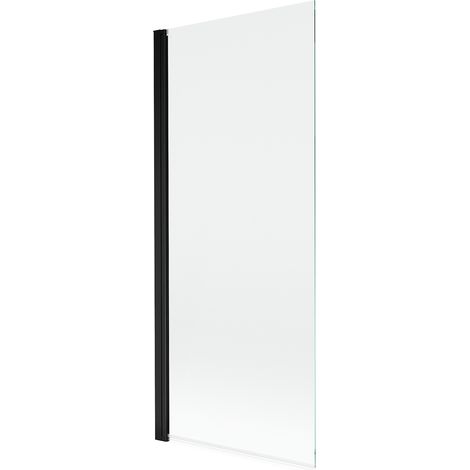 Mexen Mist paravento doccia 1-anta 80 x 150 cm, trasparente, nero - 8A9-080-001-70-00 (1/5)