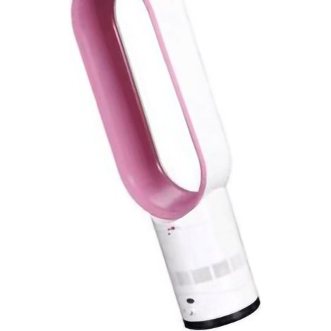 Extrem leiser, blattloser Elektroventilator mit Luftreinigung, Fernbedienung, Modell Ellipse, für den Heimgebrauch, Domitory, rot-rosa, 220 V (EU)