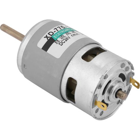 775 Motor, hohe Drehzahl, hohe Leistung von 80W, langer Schaft, 12V/24V Gleichstrommotor, elektrische DIY-Bohr- und Schneidemaschine. (1/5)