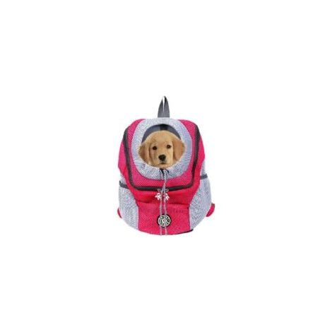 Mochila transportadora manos libres Crezuo para perros/gatos pequeños (hasta 3 kg)