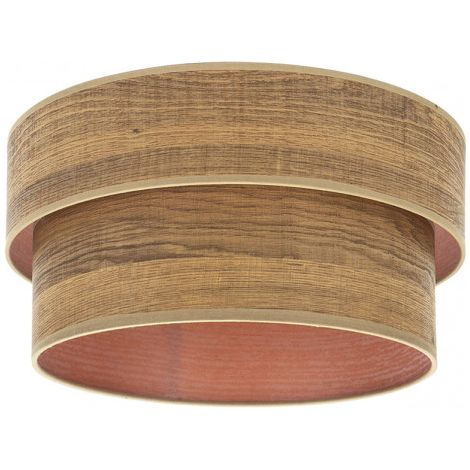 lampenschirm stehend wohnzimmer smile e27 dunkel holz 40dx35dx21h