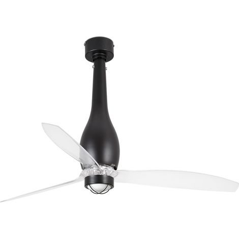 ETERFAN M LED-Lüfter mattschwarz/transparent DC (1/2)