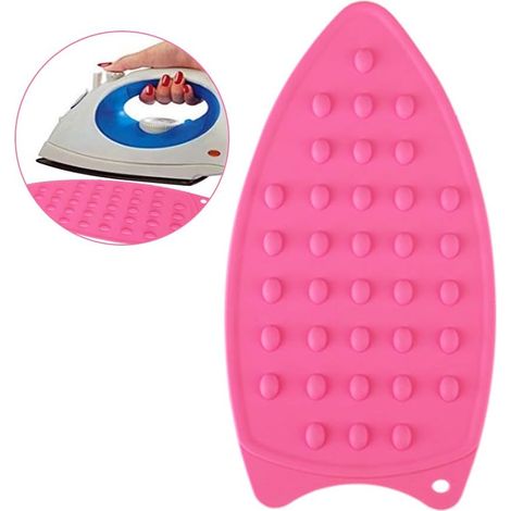 1 support de repassage, silicone alimentaire, antidérapant, résistant à -40 °C et 230 °C, dimensions 27 x 14 x 0,7 cm (1/5)