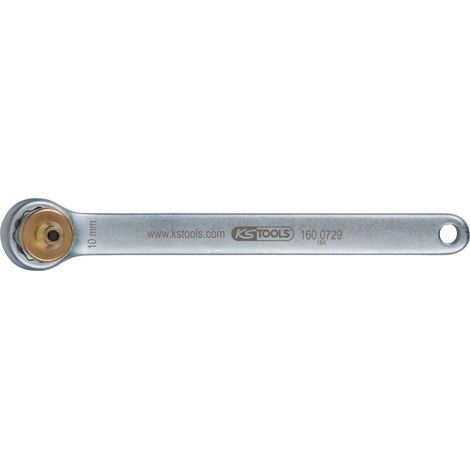 Bremsen-Entlüftungsschlüssel, extra kurz, 10 mm, gold (1/3)