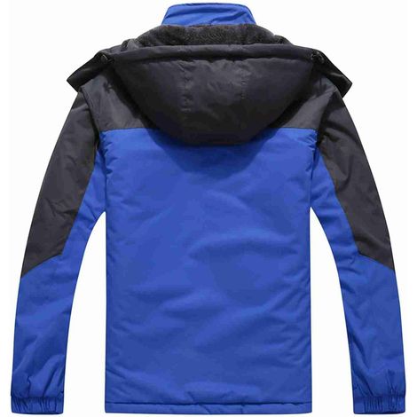 Men's Windproof Mountain Jacket, Warm Winter Ski Jacket for Camping, Hiking, Snowboarding, and Outdoor Activities (XL) (1/5)