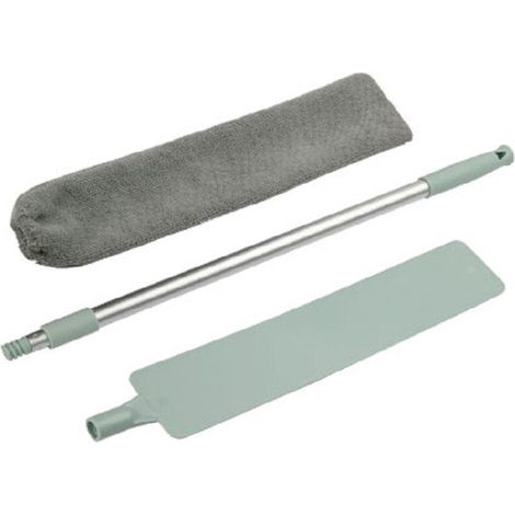 VURAHOME - Gap Brosse De Nettoyage Nettoyeur De Micro-Poussiere Lavable Artefact Avec Plumeau Microfibre Pole D'Extension A Long Manche Mop Bendable Gap Plumeaux (1/5)