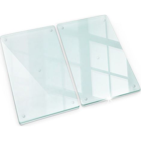 Planche à découper en verre trempé 2x30x52 cm – Résistante aux chocs et à la chaleur – Hygiénique et facile à nettoyer (1/5)